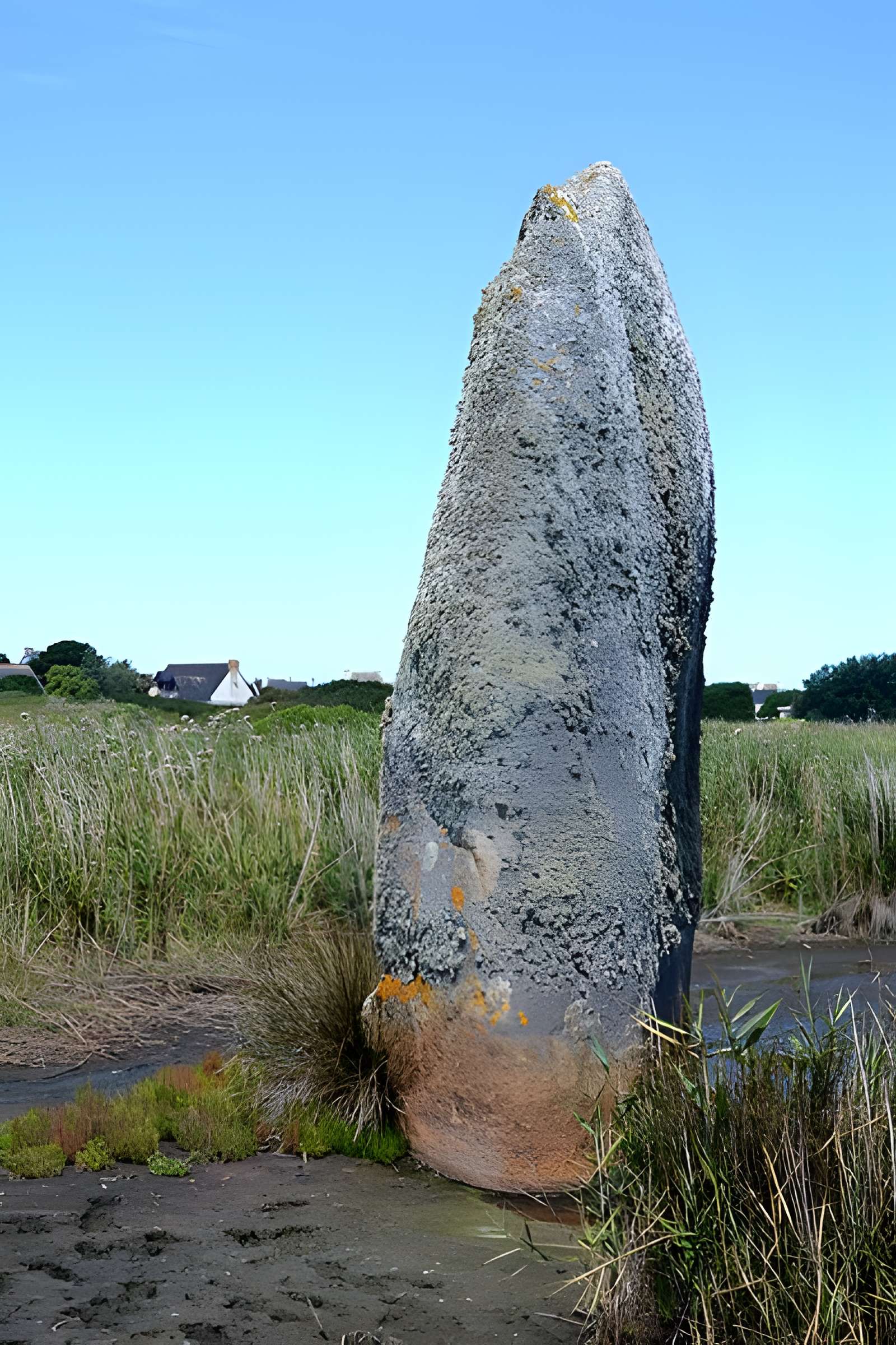 Menhir de Lehan à Treffiagat