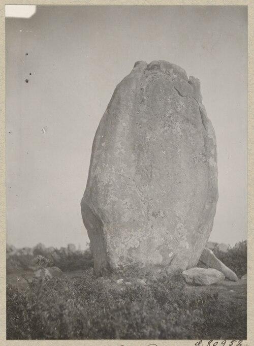 Photo de Menhir de Men-Milene-de-Pourhos à Saint-Philibert