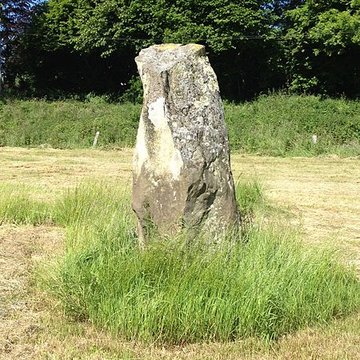 Menhir de Montcorbeau à Couesmes-Vaucé