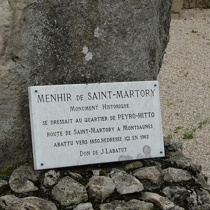 Photo de Menhir de Peyro-Hitto à Saint-Martory