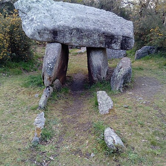 Photo de Menhir de Quélarn et bande de terrain autour