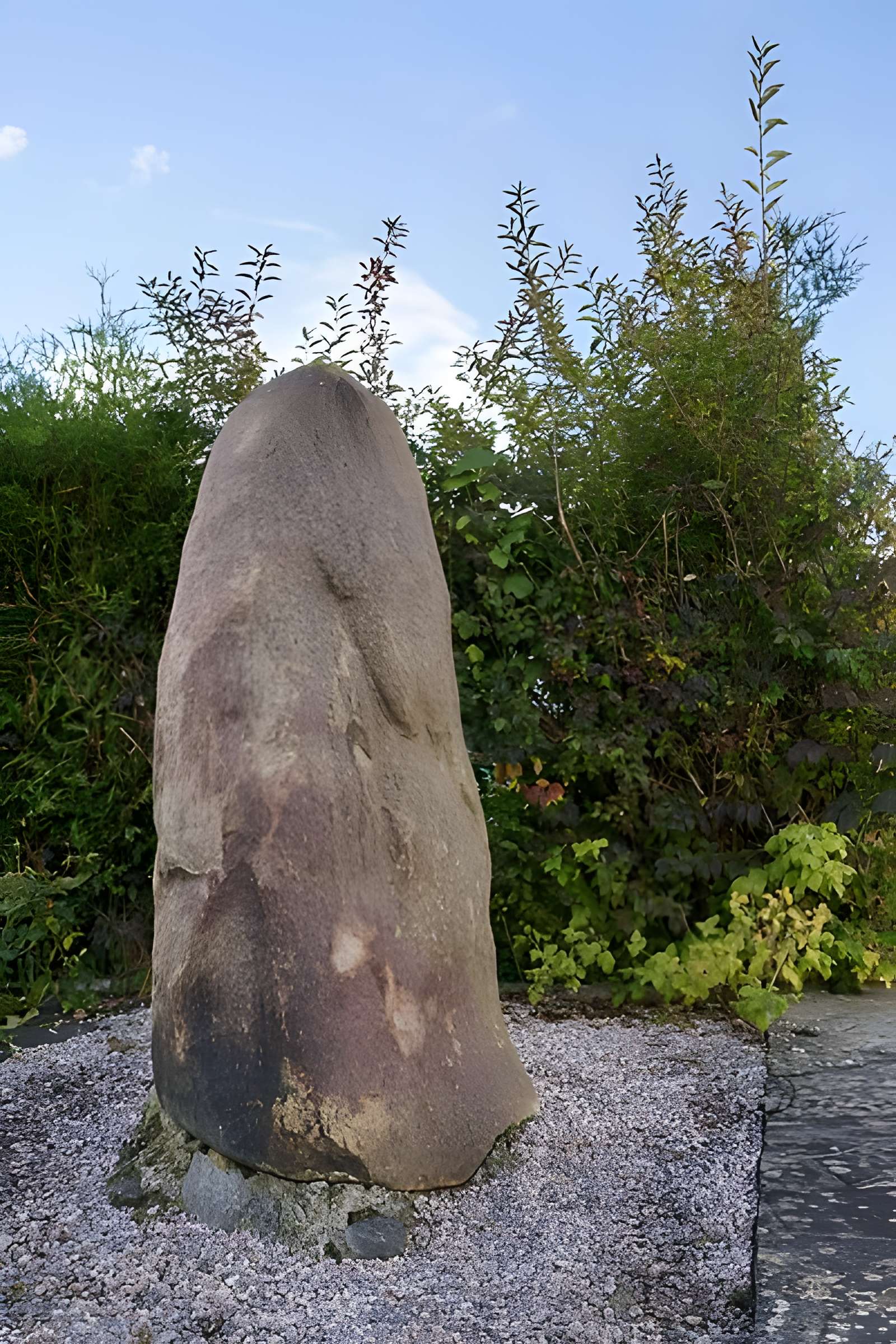 Menhir dit La Pierre de Dessus-Bise à Sars-Poteries