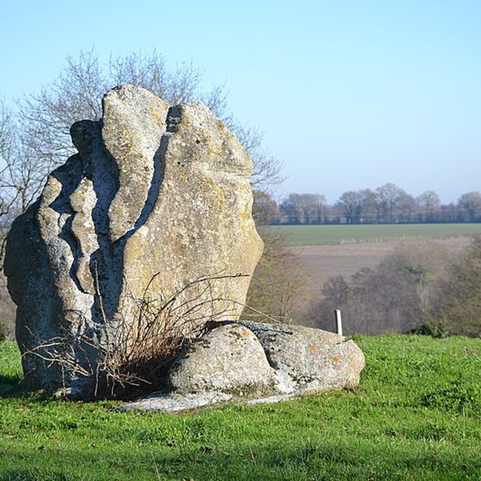 Photo de Menhir dit la pierre levée de Charbonneau à La Renaudière