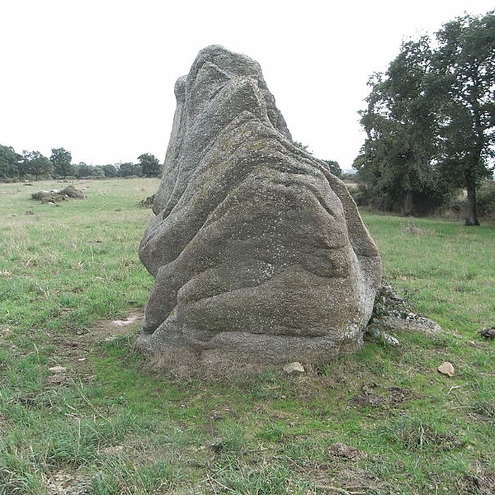 Photo de Menhir dit la pierre levée de Charbonneau à La Renaudière