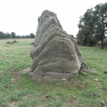 Menhir dit la pierre levée de Charbonneau à La Renaudière