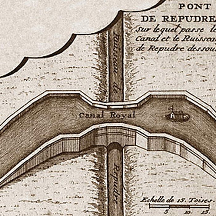 Photo de Canal du Midi : Aqueduc du Répudre