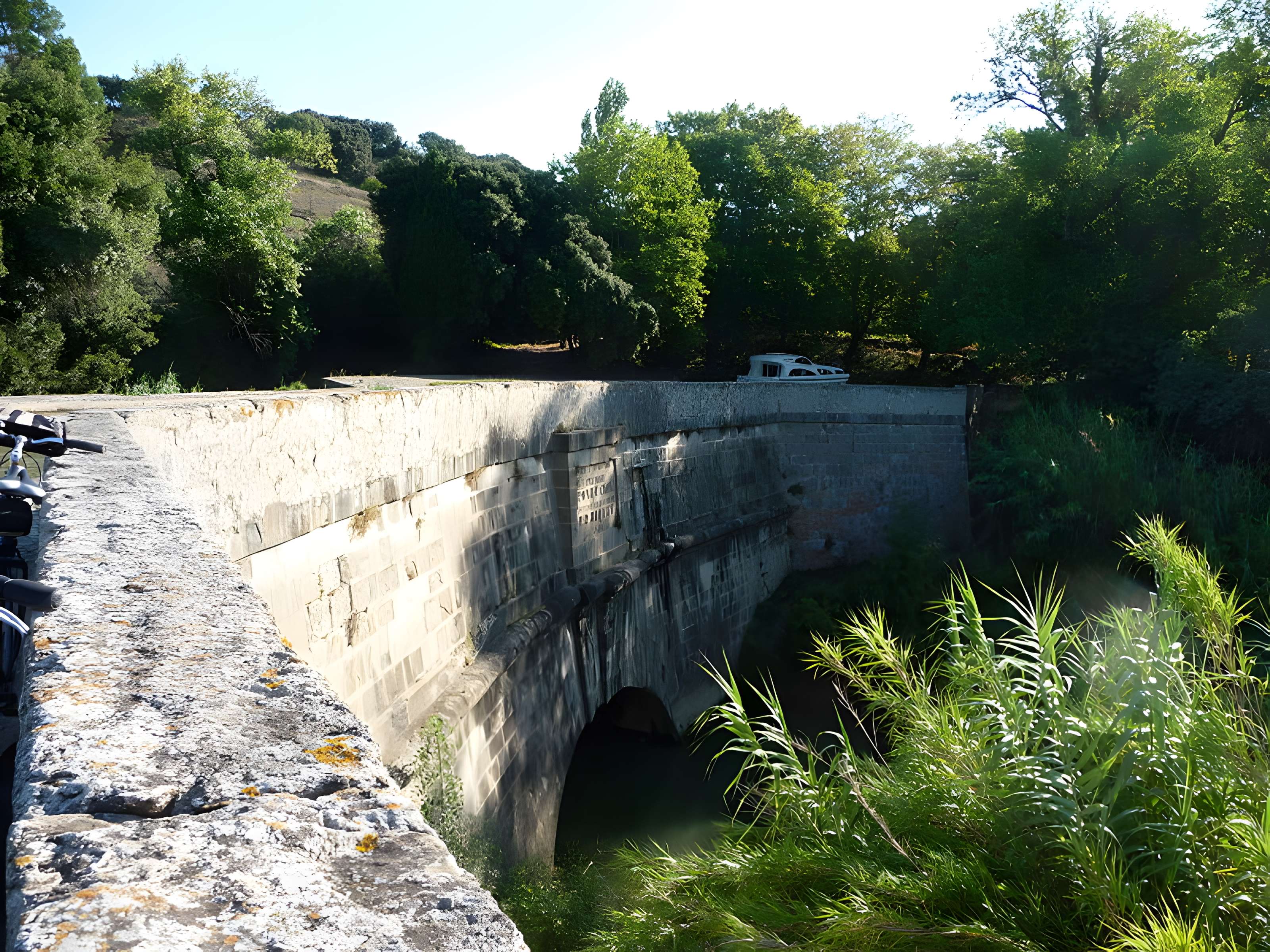 Canal du Midi : Aqueduc du Répudre