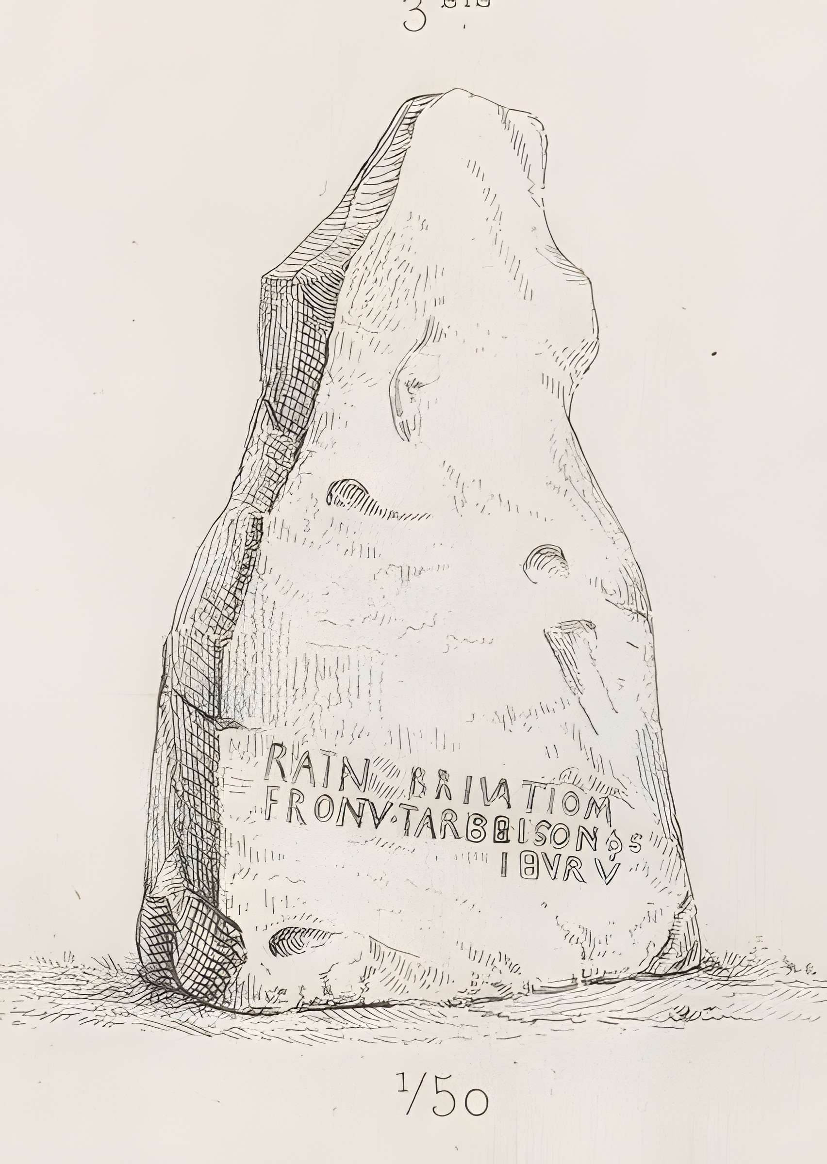 Menhir du Vieux-Poitiers de Naintré