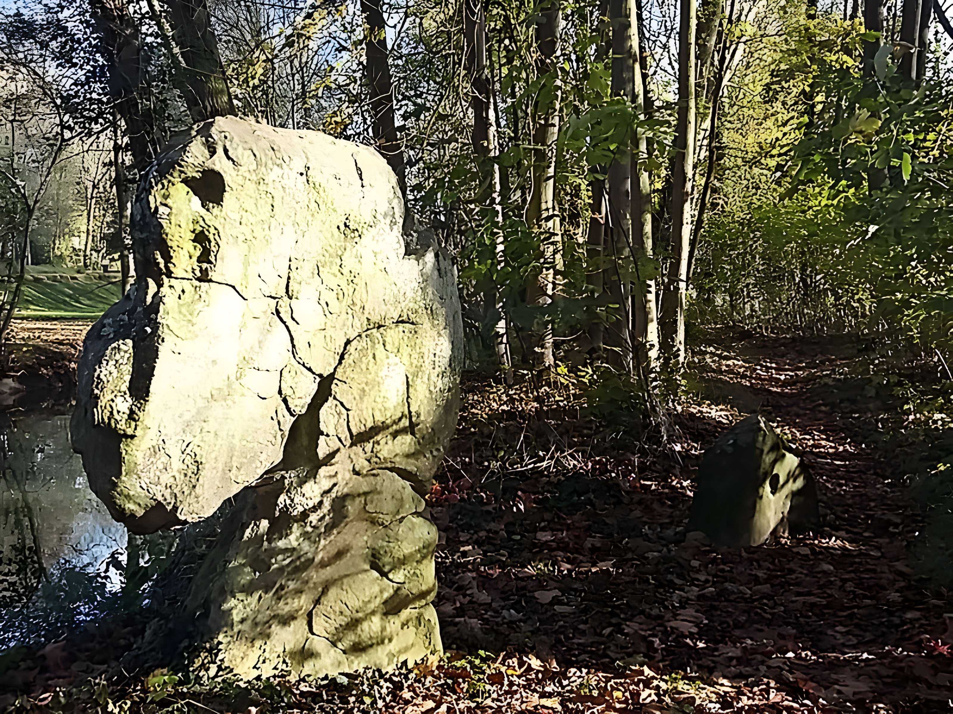 Menhirs de la propriété Talma à Brunoy