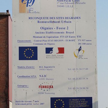 Mine-image de la fosse n 2 de Oignies également sur commune de Oignies
