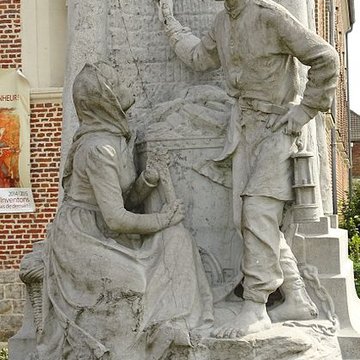 Monument à Charles Mathieu à Lourches