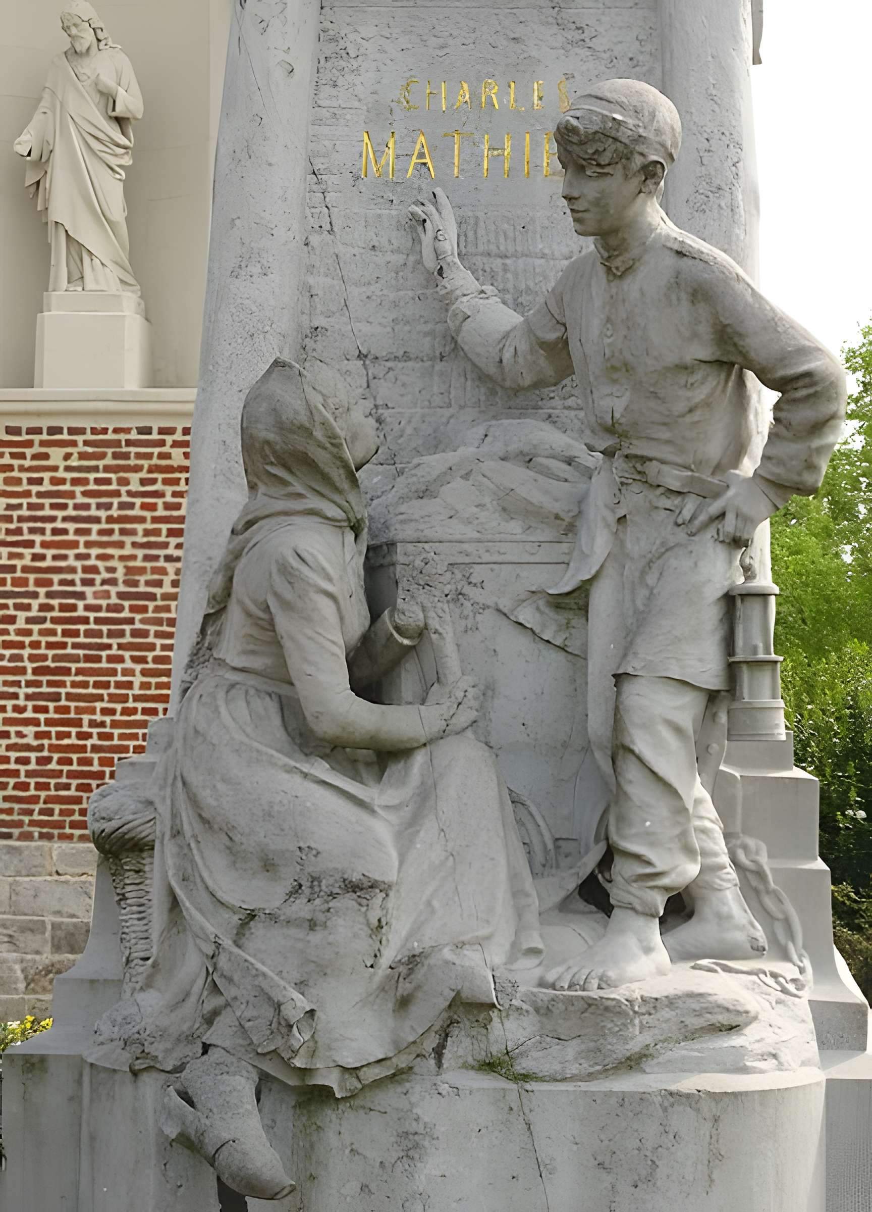 Monument à Charles Mathieu à Lourches