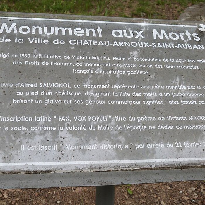 Photo de Monument aux morts de Château-Arnoux-Saint-Auban
