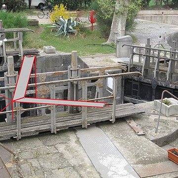 Canal du Midi : Écluse ronde dAgde