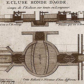 Canal du Midi : Écluse ronde dAgde