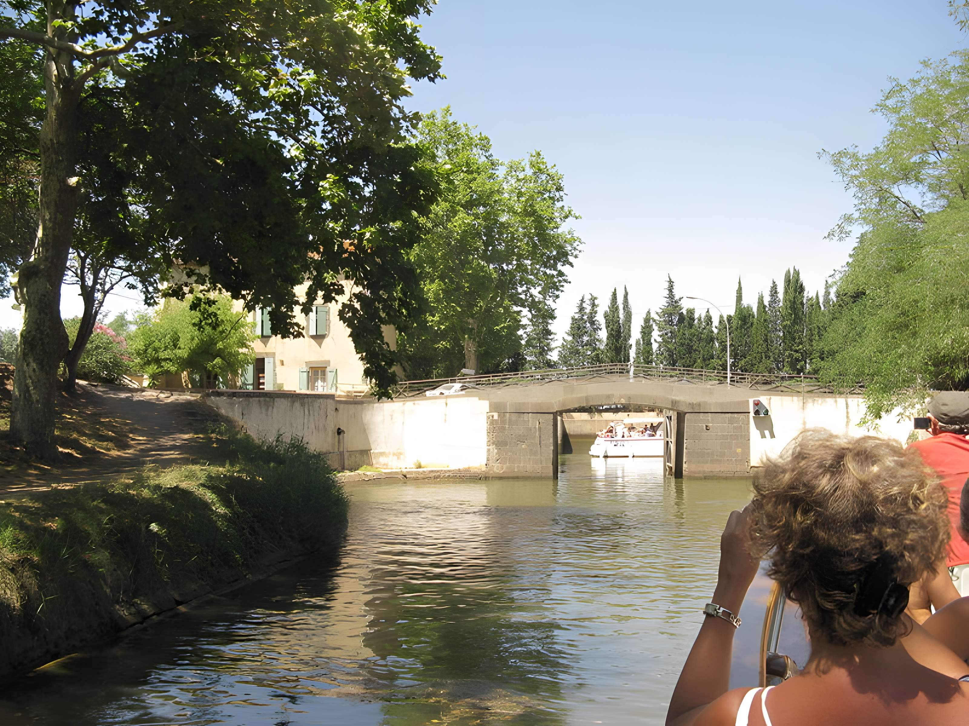 Canal du Midi : Écluse ronde d'Agde