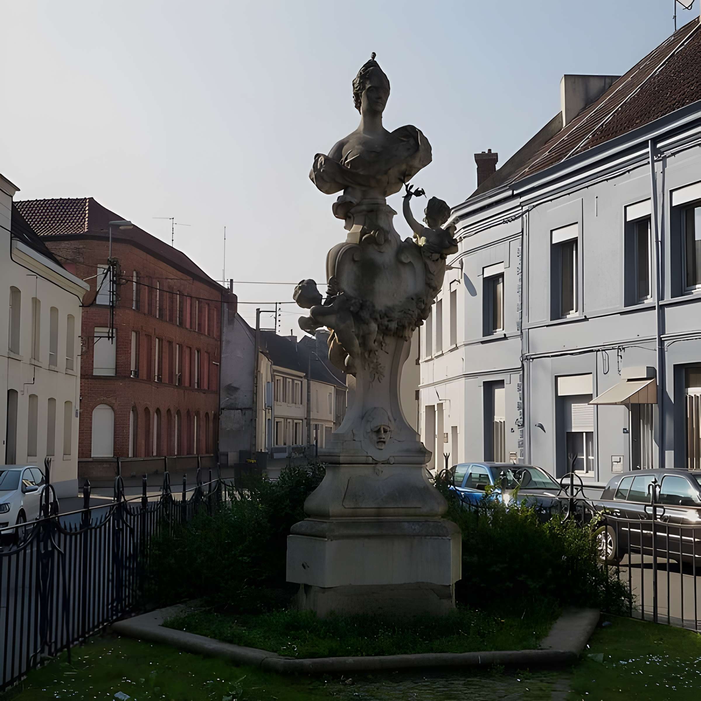 Monument de la Clairon à Condé-sur-l'Escaut 