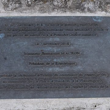 Monument de la Pierre dHaudroy à La Flamengrie