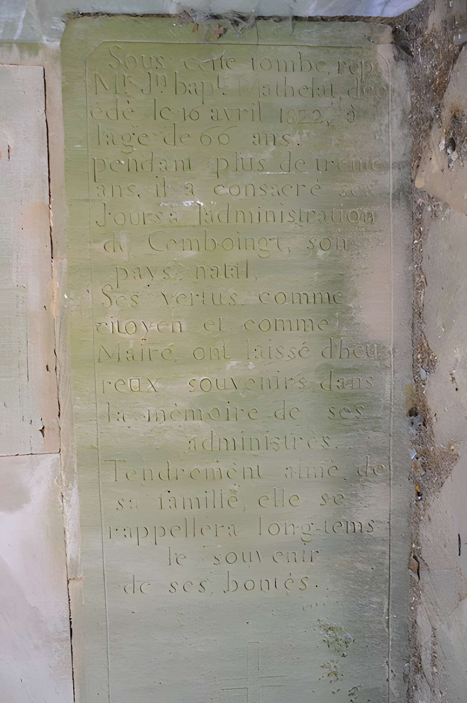 Monument Mathelat à Cemboing