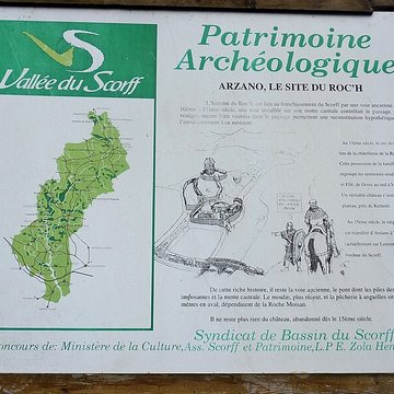 Motte castrale du Roch à Arzano