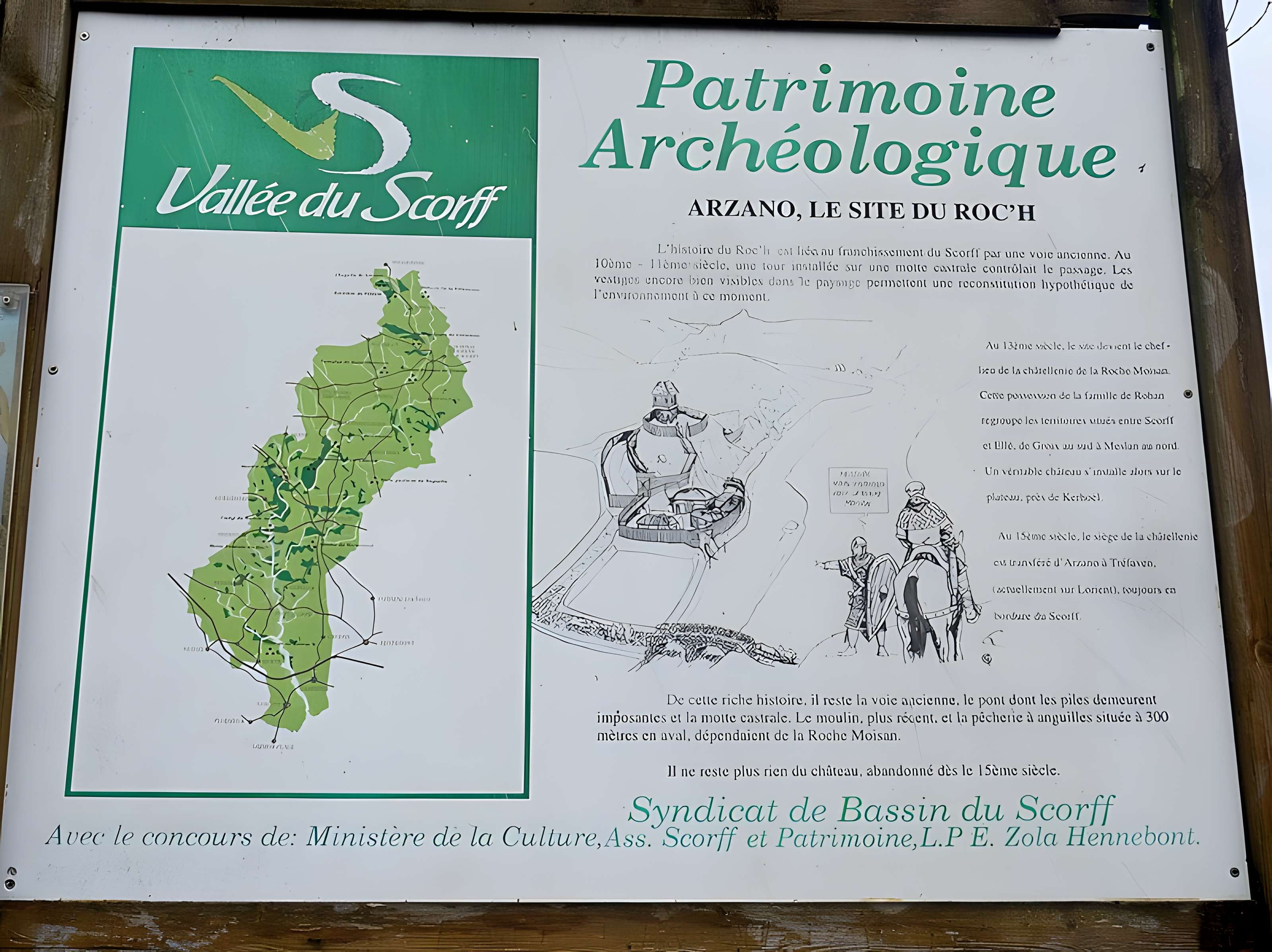 Motte castrale du Roc'h à Arzano