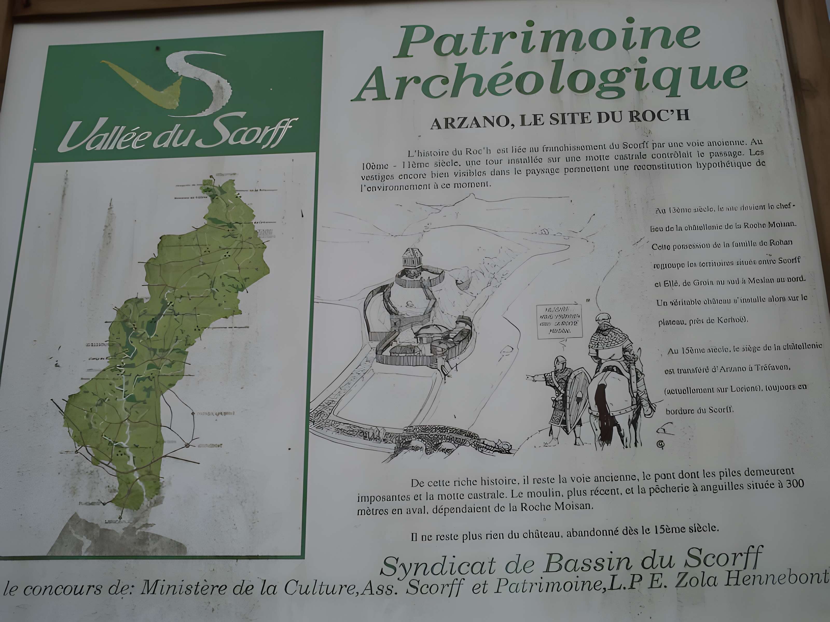 Motte castrale du Roc'h à Arzano