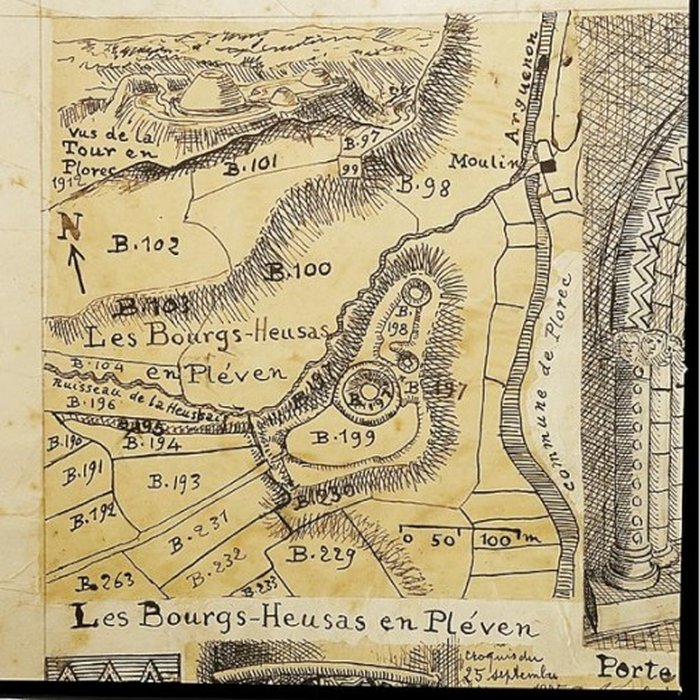 Photo de Motte féodale des Bourgs Heusas à Pléven