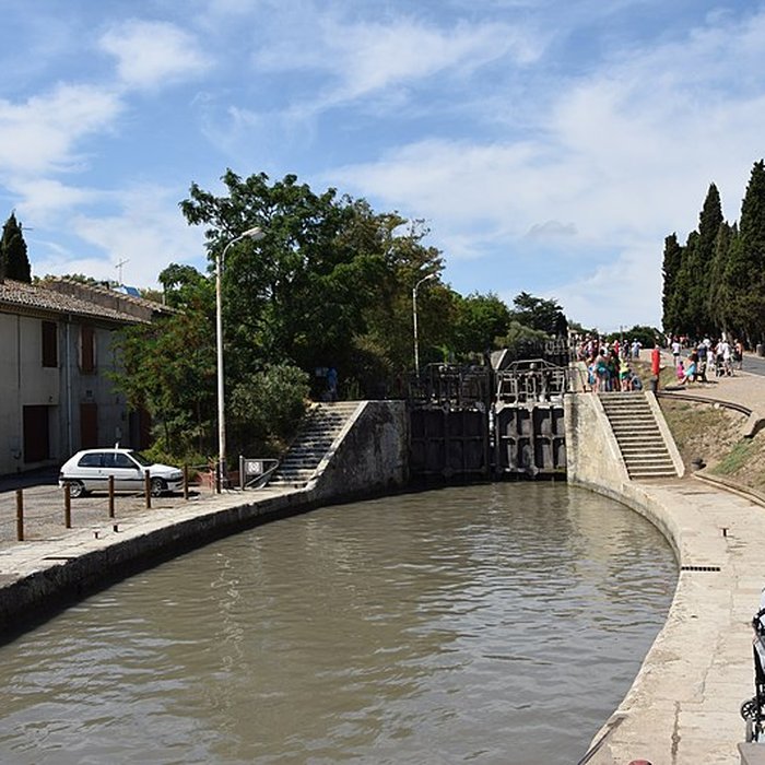 Photo de Canal du Midi : Écluses de Fonserannes