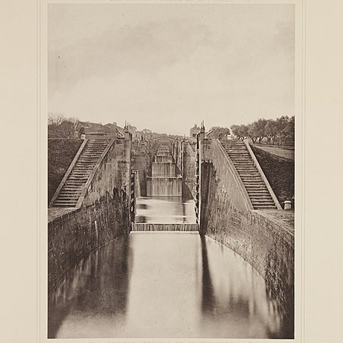 Photo de Canal du Midi : Écluses de Fonserannes