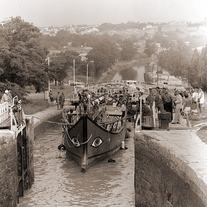 Photo de Canal du Midi : Écluses de Fonserannes