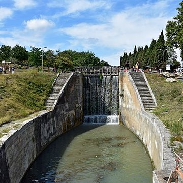 Canal du Midi : Écluses de Fonserannes