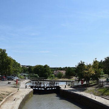 Canal du Midi : Écluses de Fonserannes