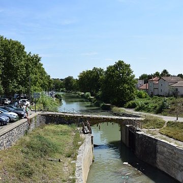 Canal du Midi : Écluses de Fonserannes