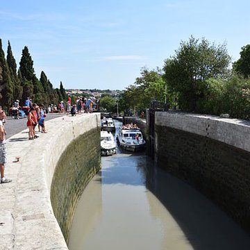 Canal du Midi : Écluses de Fonserannes