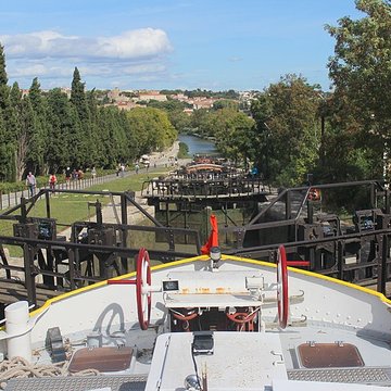 Canal du Midi : Écluses de Fonserannes