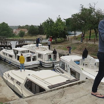 Canal du Midi : Écluses de Fonserannes