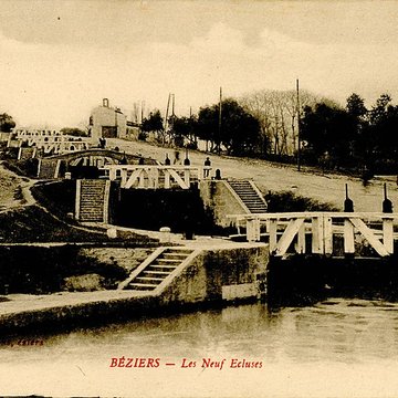 Canal du Midi : Écluses de Fonserannes