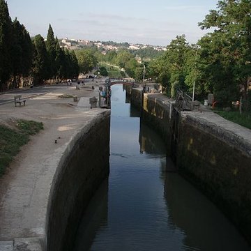 Canal du Midi : Écluses de Fonserannes