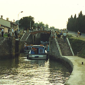Canal du Midi : Écluses de Fonserannes
