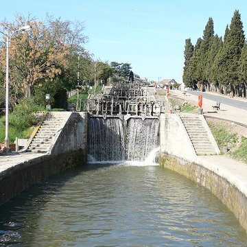 Canal du Midi : Écluses de Fonserannes