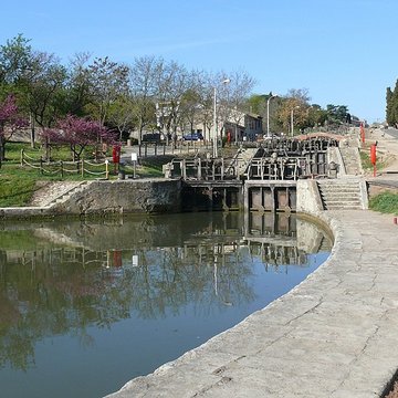 Canal du Midi : Écluses de Fonserannes