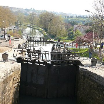 Canal du Midi : Écluses de Fonserannes
