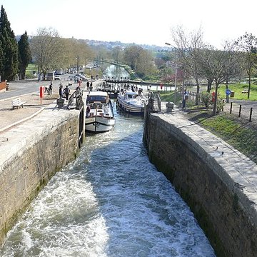 Canal du Midi : Écluses de Fonserannes