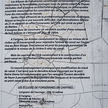 Canal du Midi : Écluses de Fonserannes