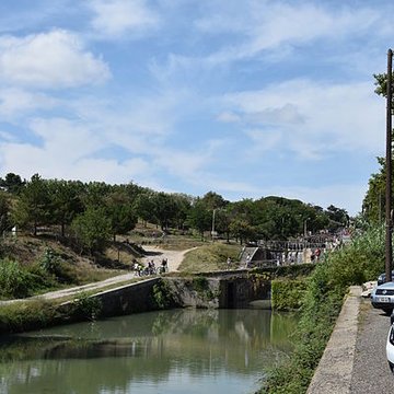 Canal du Midi : Écluses de Fonserannes