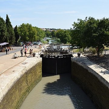 Canal du Midi : Écluses de Fonserannes