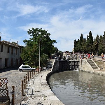 Canal du Midi : Écluses de Fonserannes