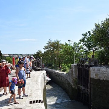 Canal du Midi : Écluses de Fonserannes