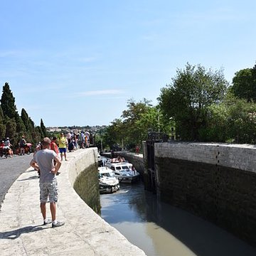 Canal du Midi : Écluses de Fonserannes