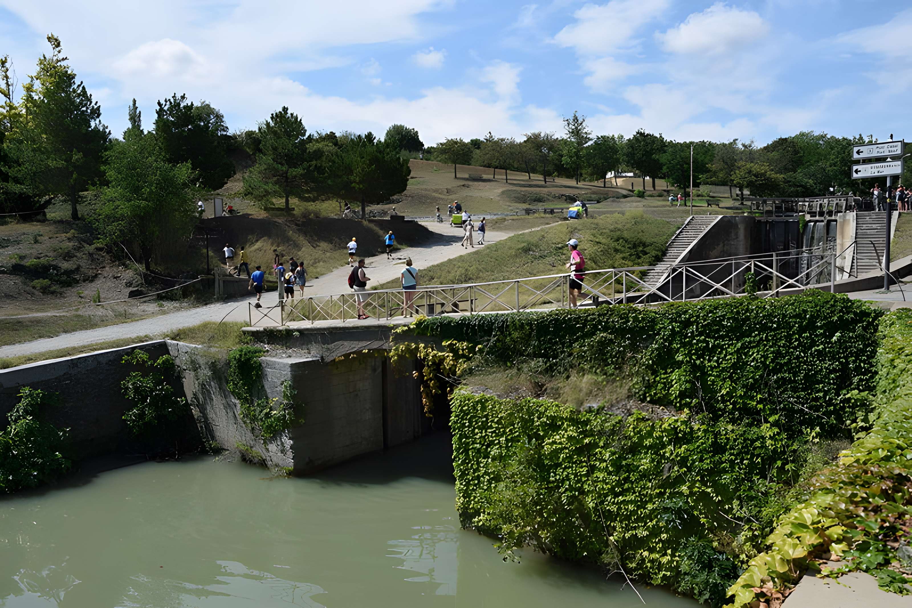 Canal du Midi : Écluses de Fonserannes